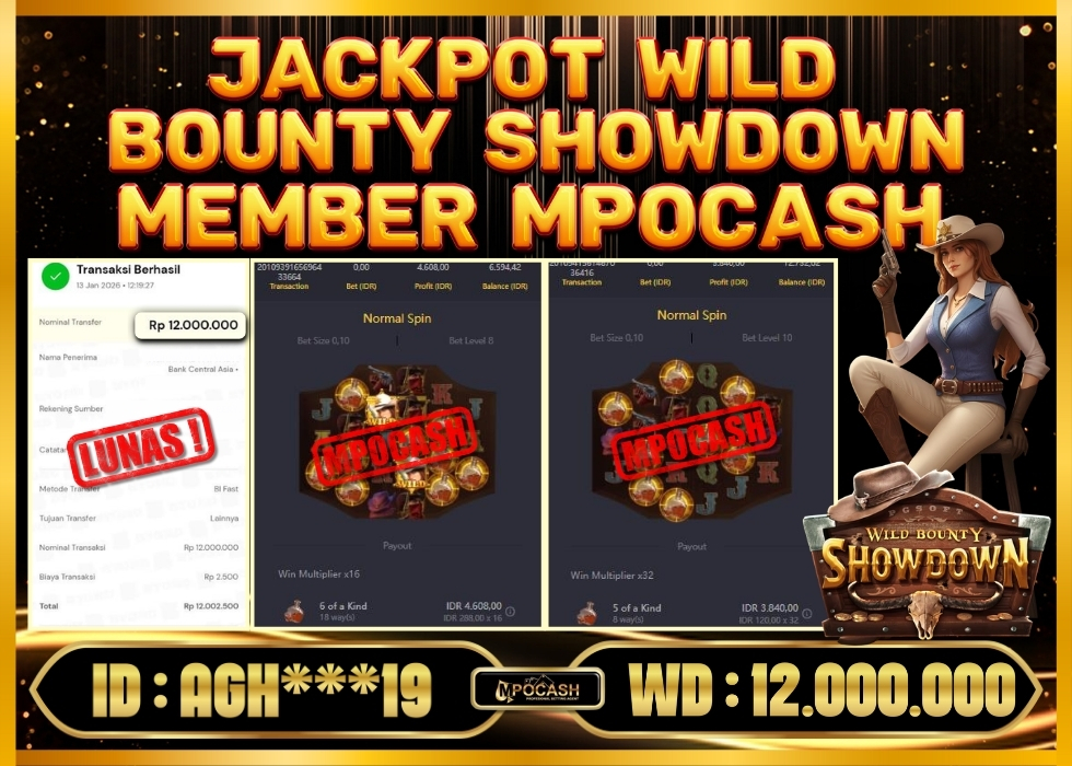 MPOCASH JACKPOT WILD BOUNTY SHOWDOWN